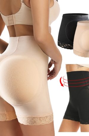 Women High Waist Lace Butt Lifter Body Shaper
